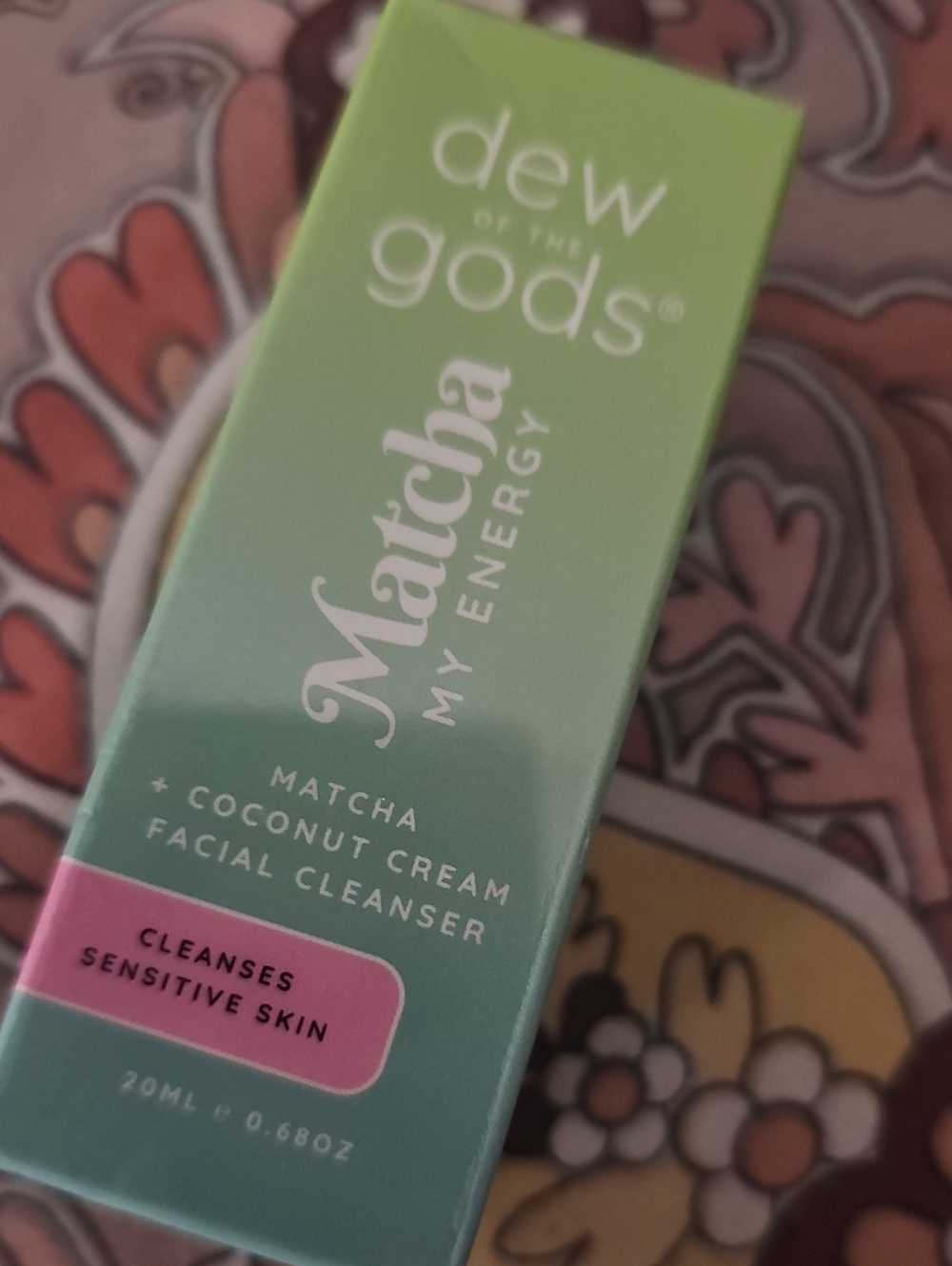 Dew of the Gods Matcha Coconut Cream Facial Cleanser — Green